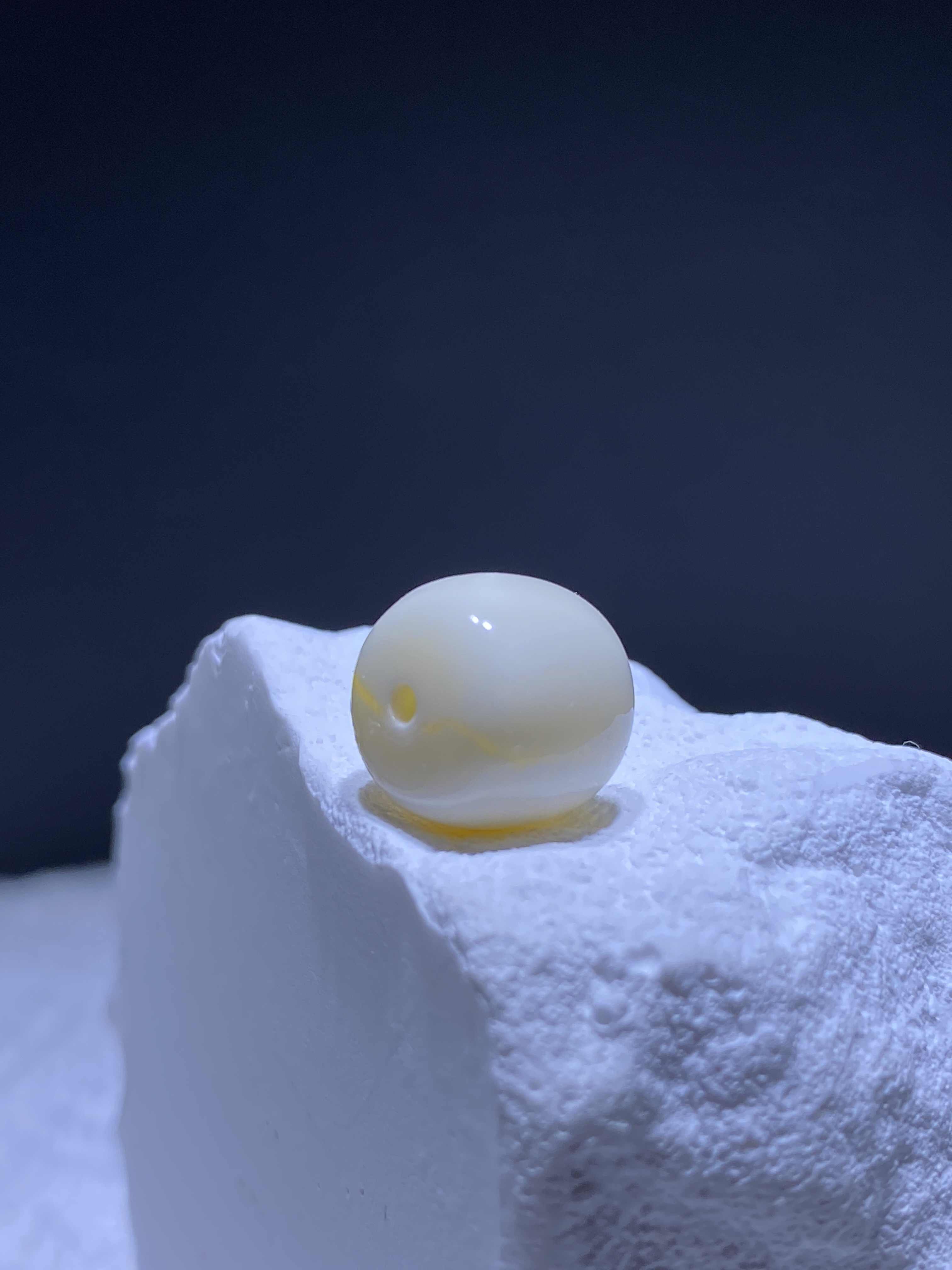 蜜蜡白蜡纯白蜡精工老型珠10.5*9.7mm