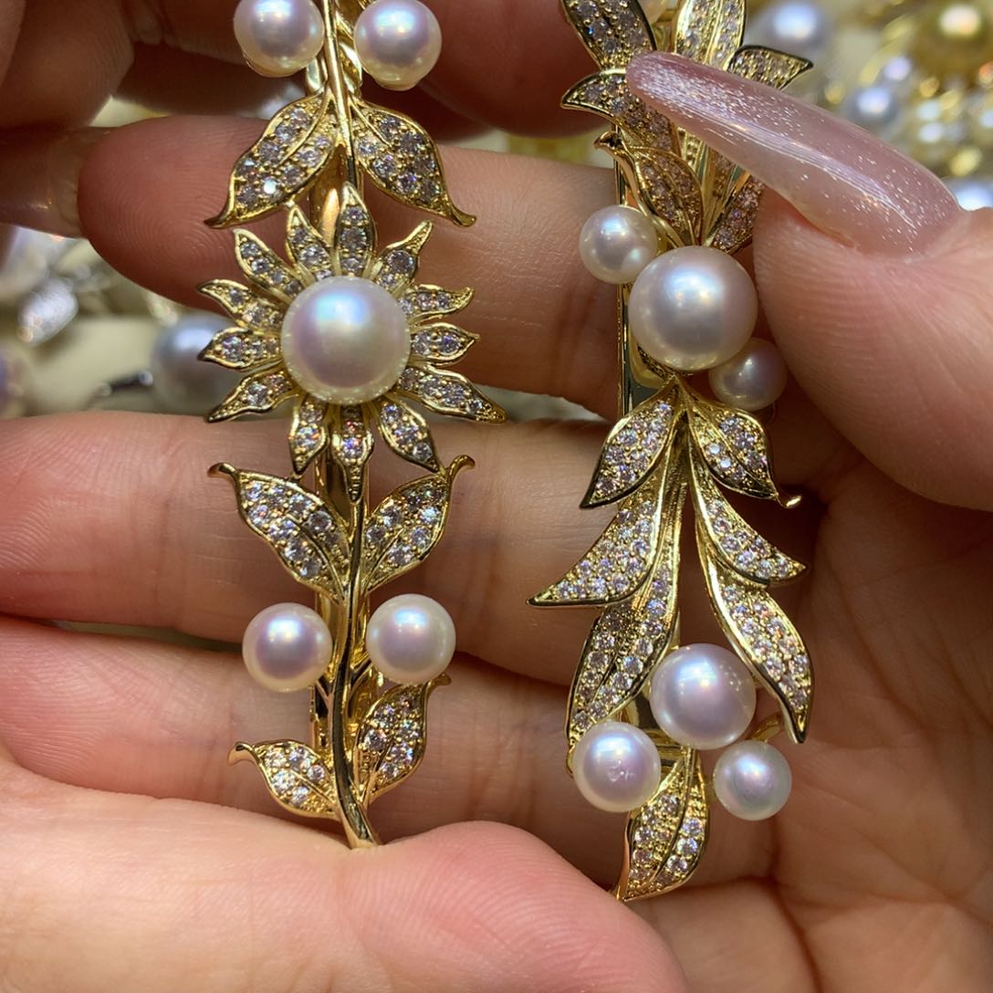 未镶嵌发饰淡水珍珠