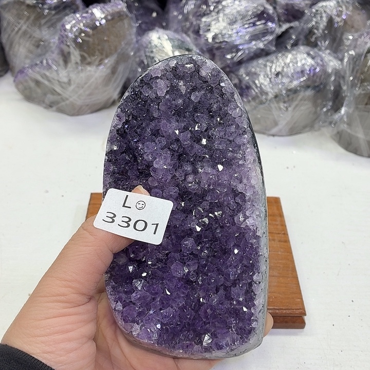 未镶嵌水晶摆件天然紫水晶