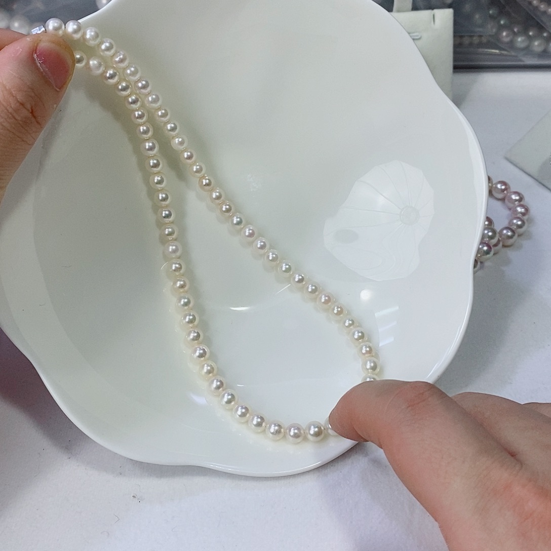 海水珍珠颈饰银S925镶嵌