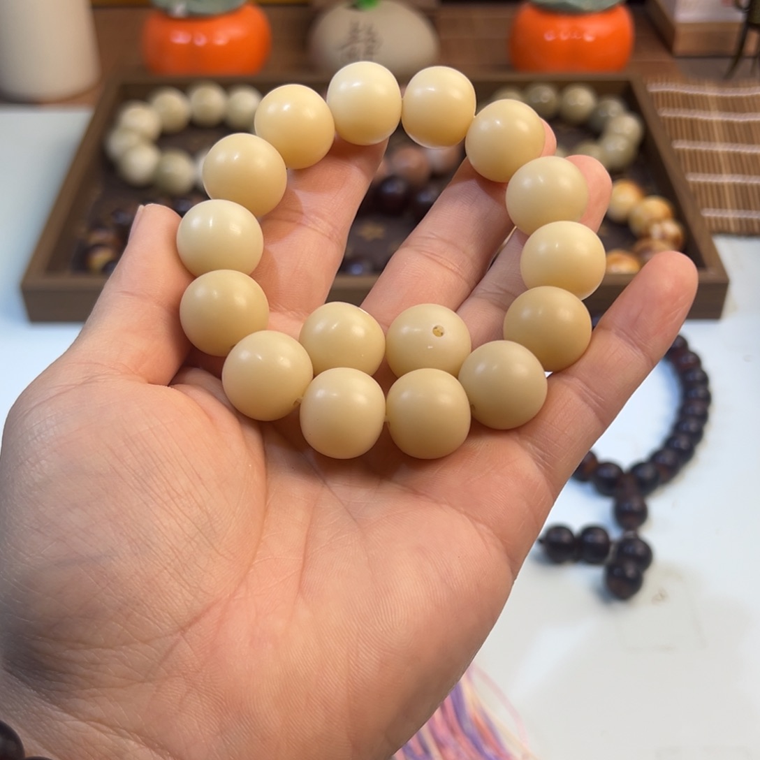 想***见菩提根/象牙果吊坠苹果珠17mm