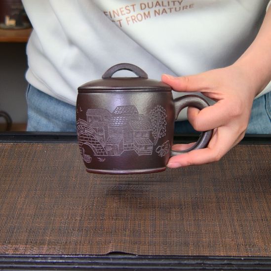 紫砂茶杯高货放漏