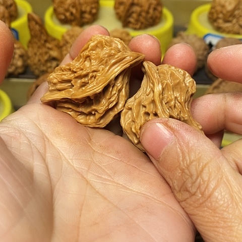 吊坠文玩核桃小鸟
