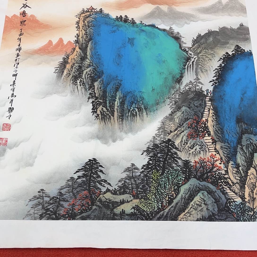 国画手绘国画作品