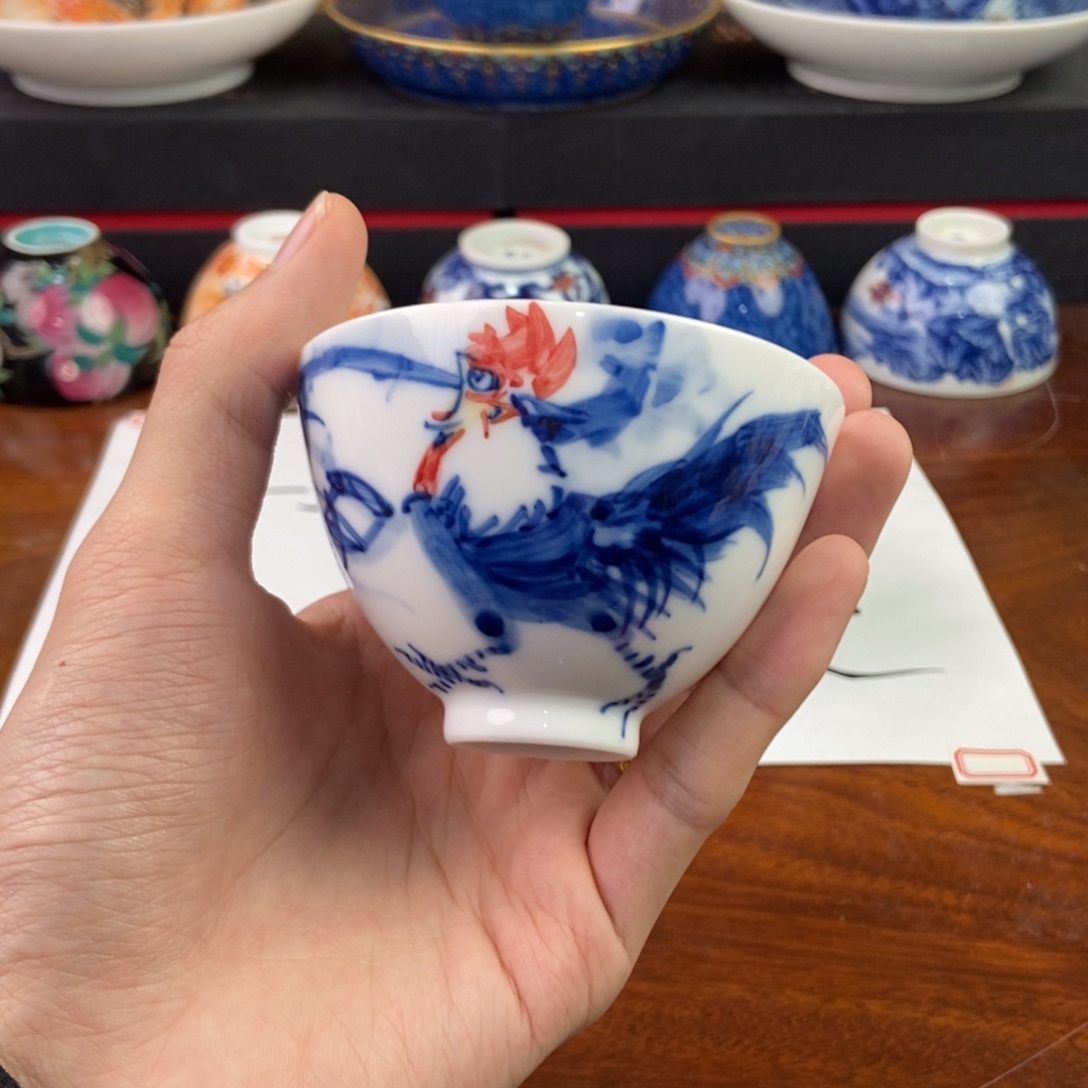 杯景德镇手绘陶瓷艺术