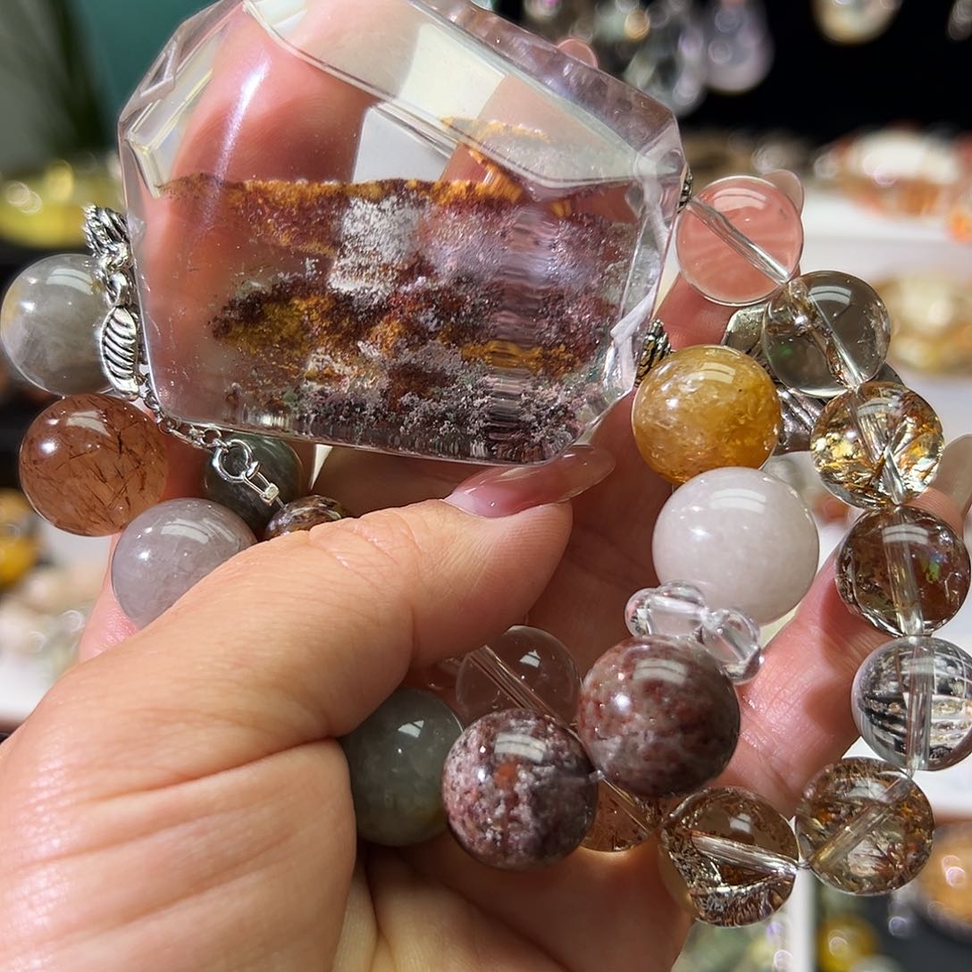 合金手链水晶画**娘手串