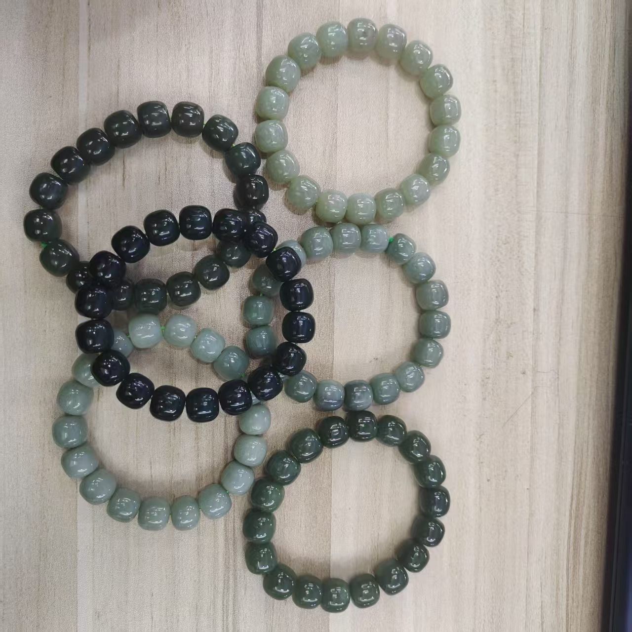 老王珠宝 若羌青黄口手串老型卡12 多样性发一