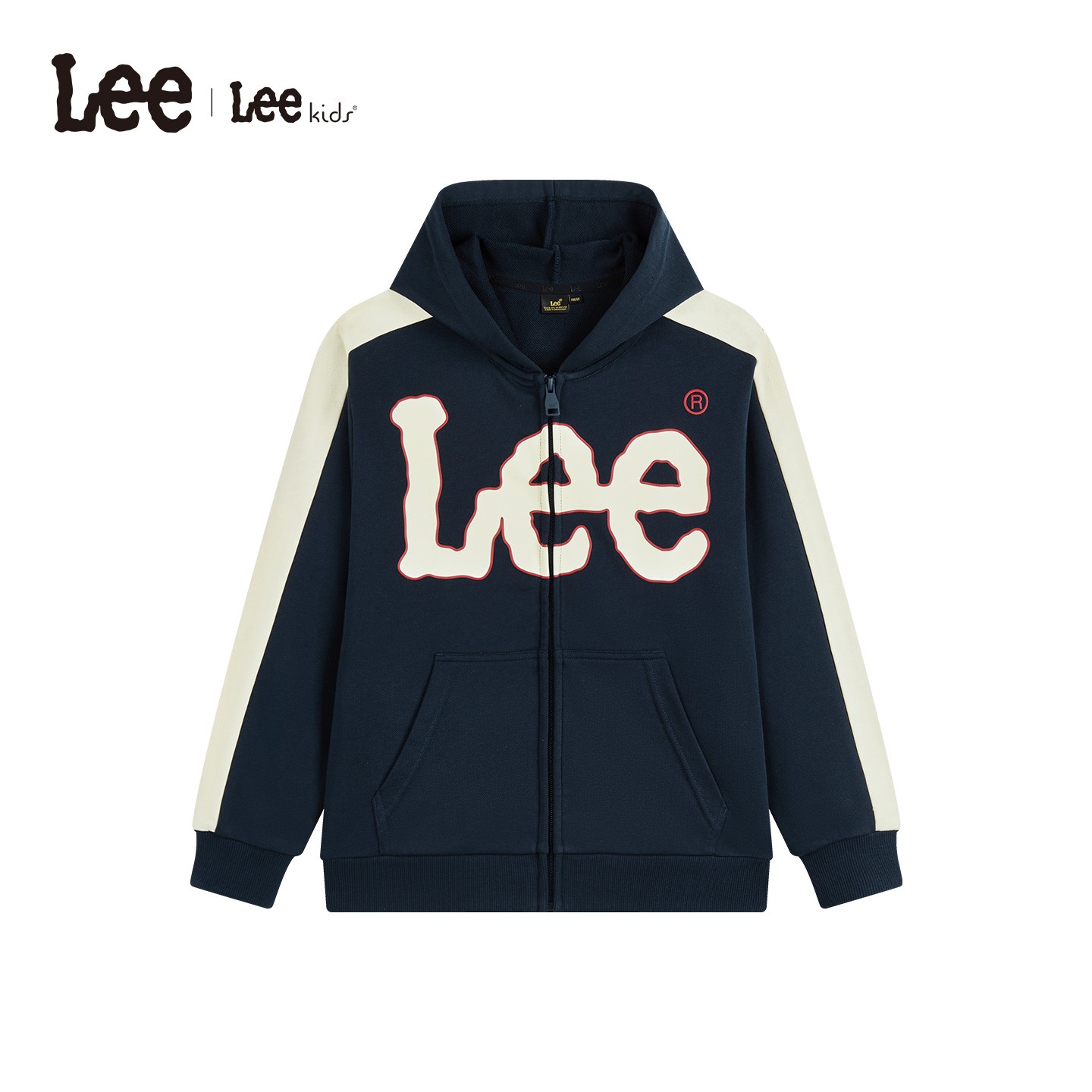 线下同款Lee儿童春秋连帽开衫卫衣男童女童长袖外套LK5X2SUT0371