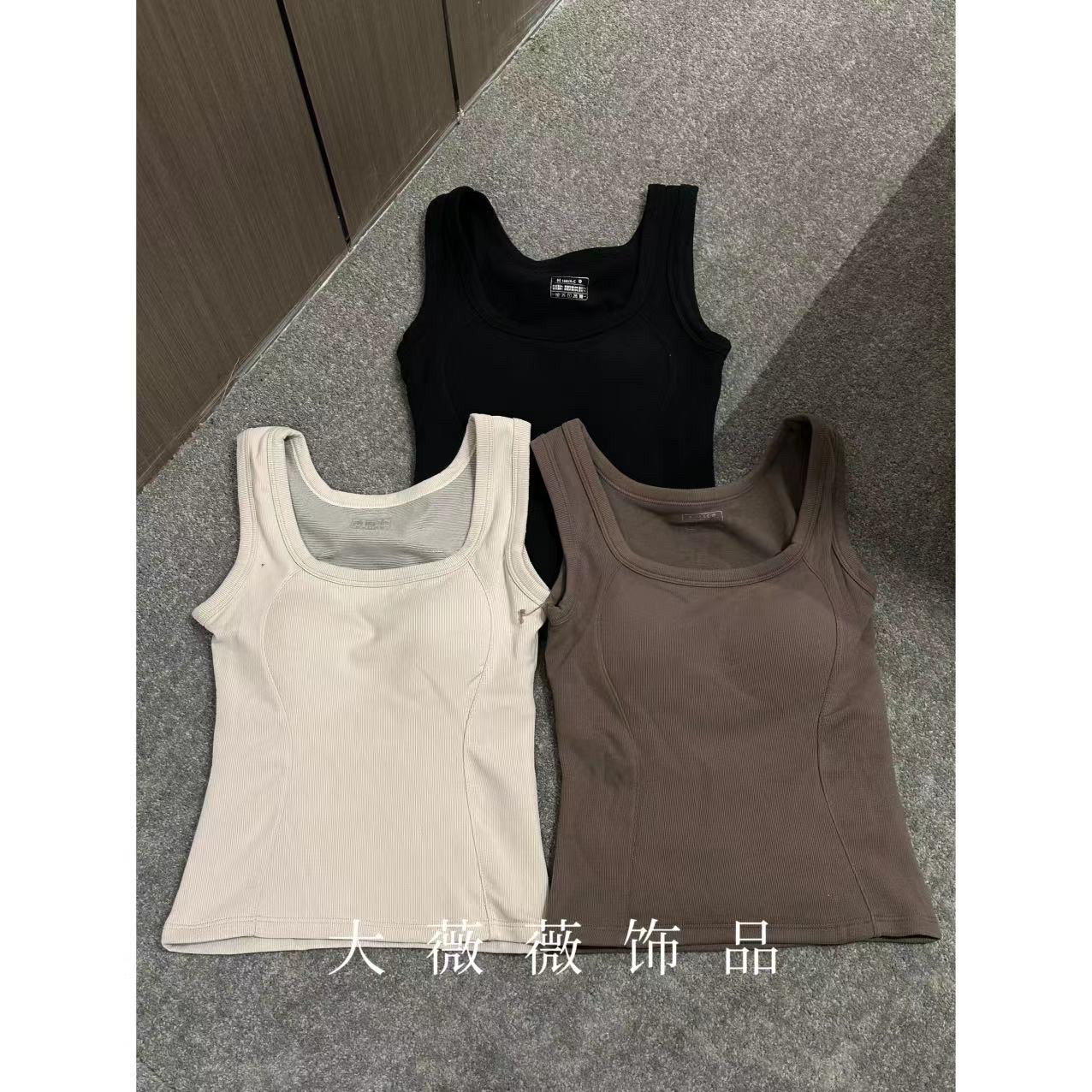 法式时尚显瘦秋冬保暖背心-38780 
