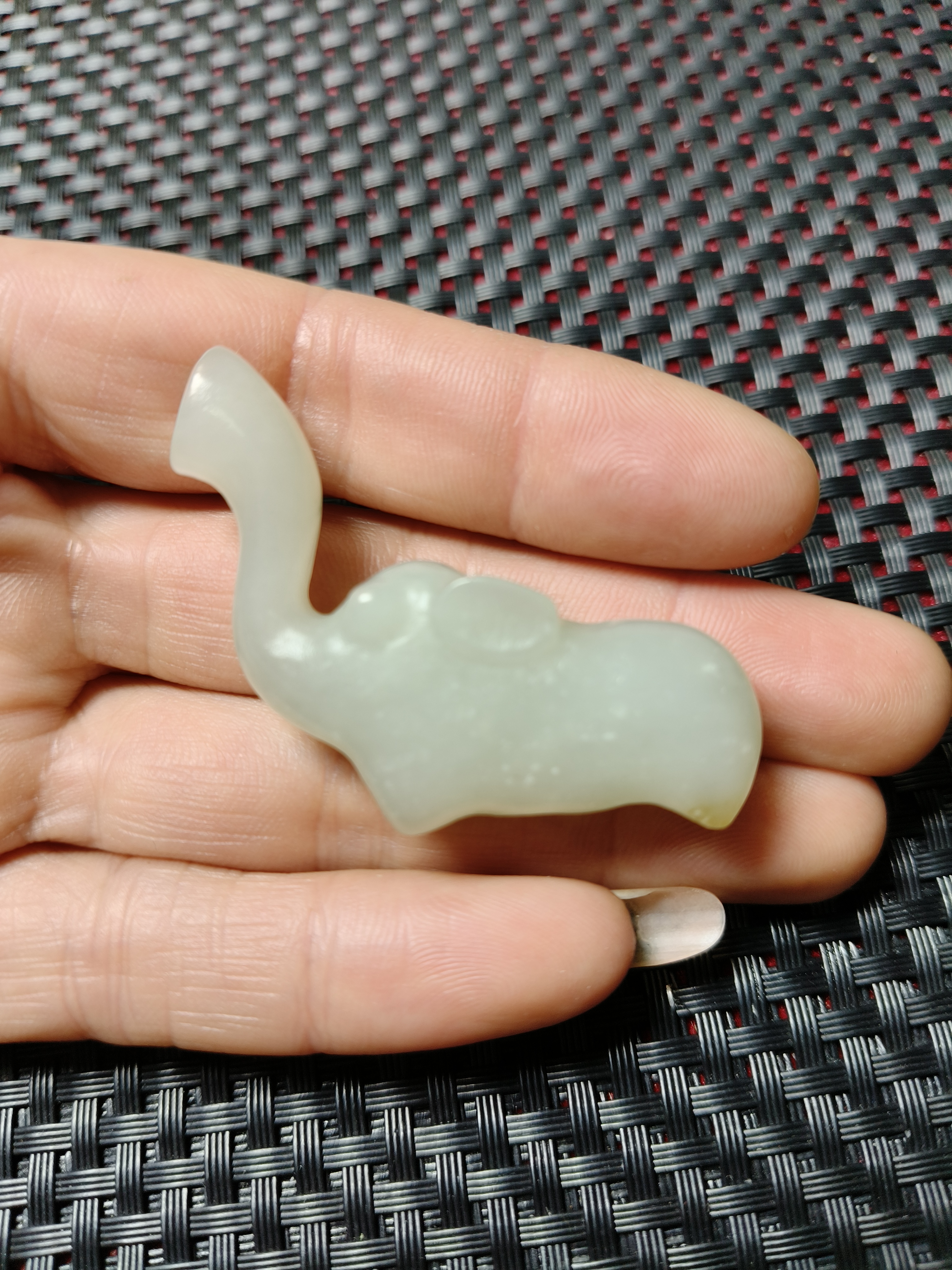 新疆和田玉白玉挂件