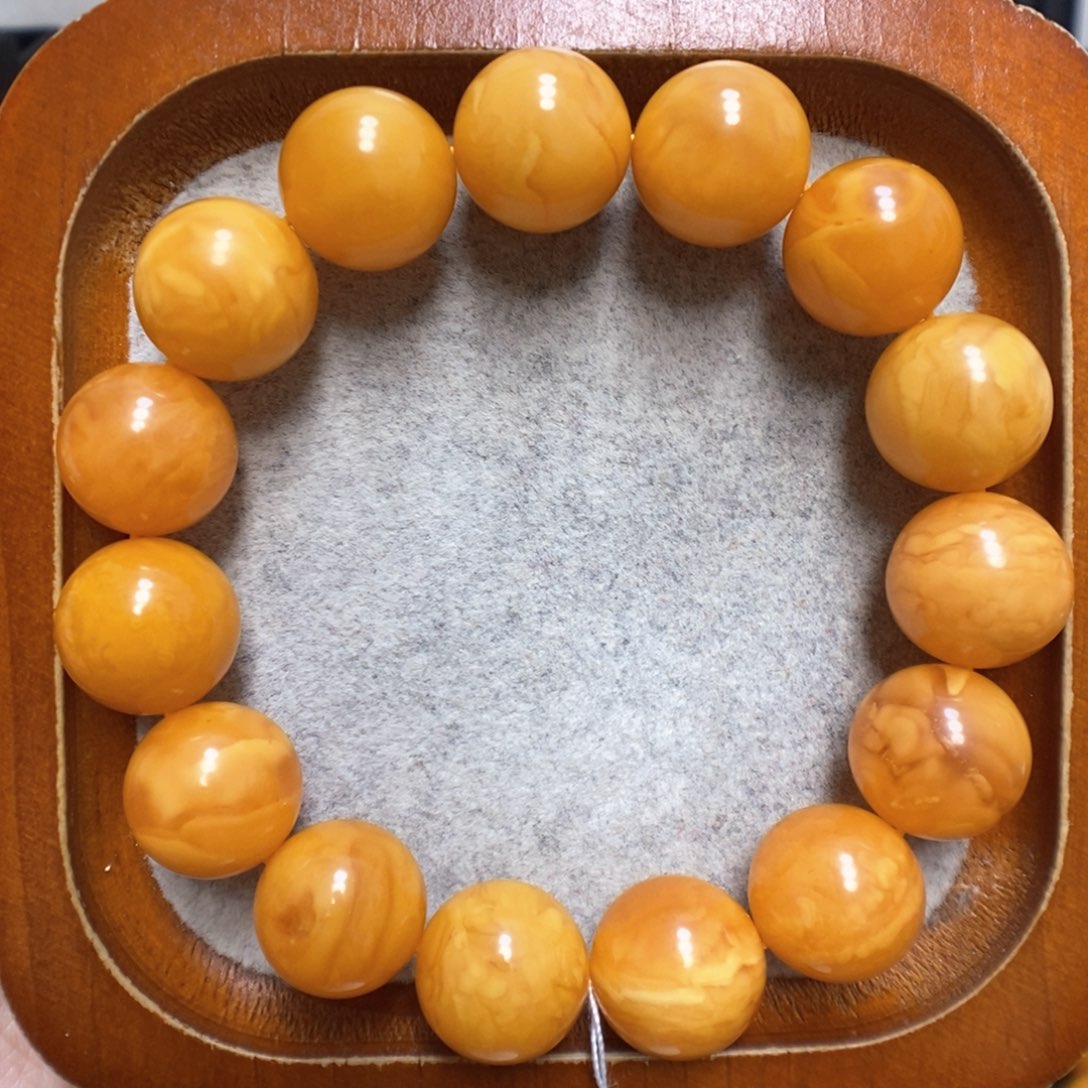 蜜蜡手串未镶嵌蜜蜡手串