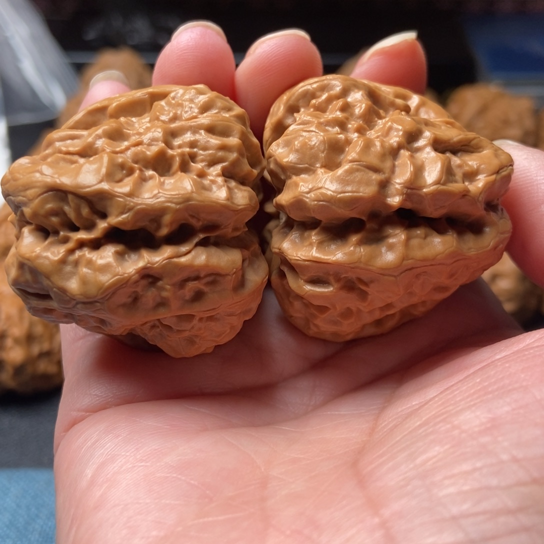 喜***欢文玩核桃把件蛤蟆头