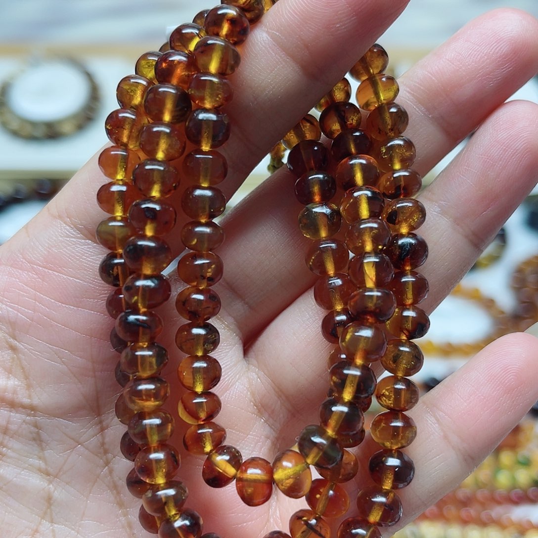 未镶嵌颈饰琥珀琥珀6