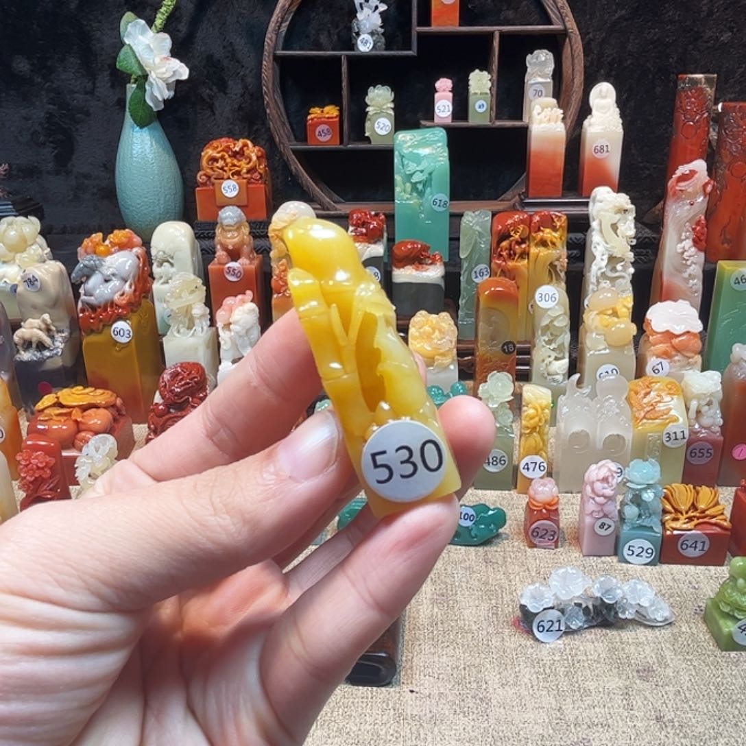 寿山石印石寿山石印章