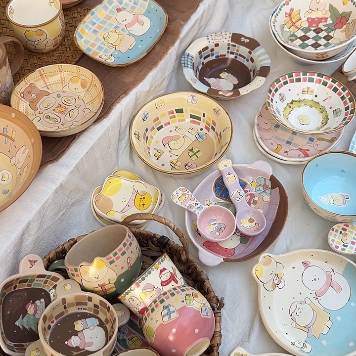 瓷片火火火火火逛集市咯