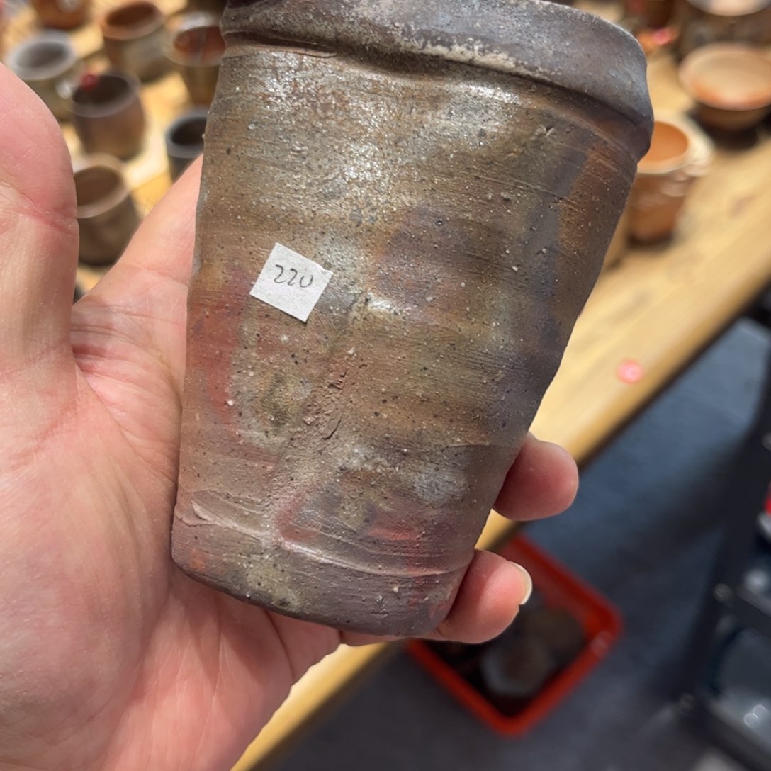 宫尾昌红备前茶杯茶杯茶杯