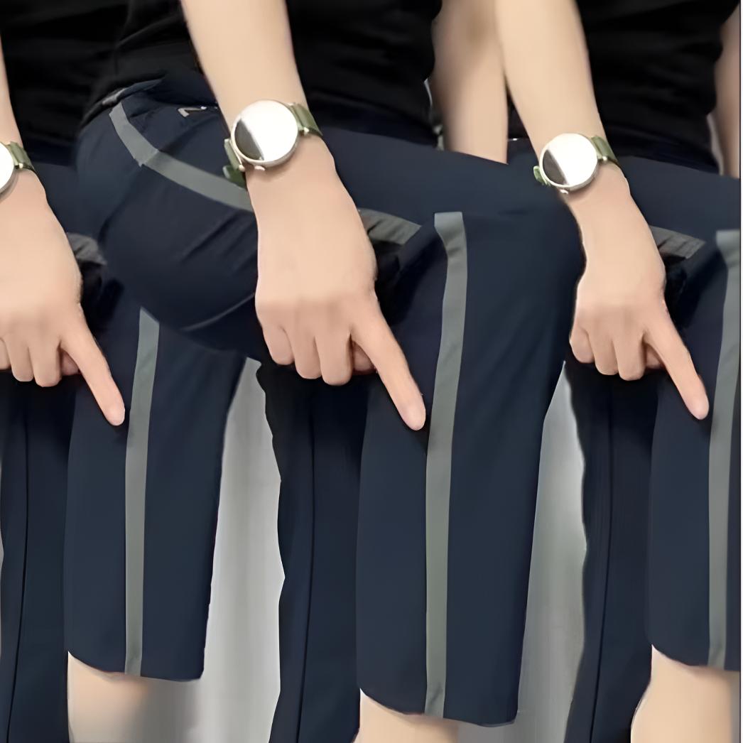 2025春夏女士牛奶丝速干休闲裤韩版薄款洋气百搭显瘦松紧腰女裤