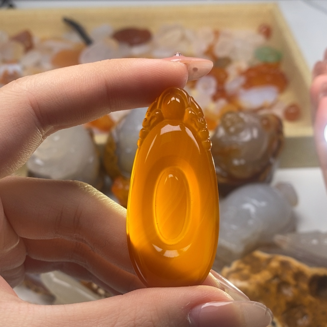 玛瑙/玉髓未镶嵌颈饰