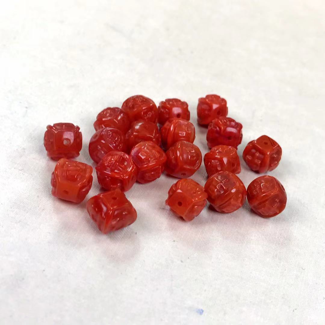 【鼎利源】南红精工时尚吉祥灯笼珠（多样式发其一）