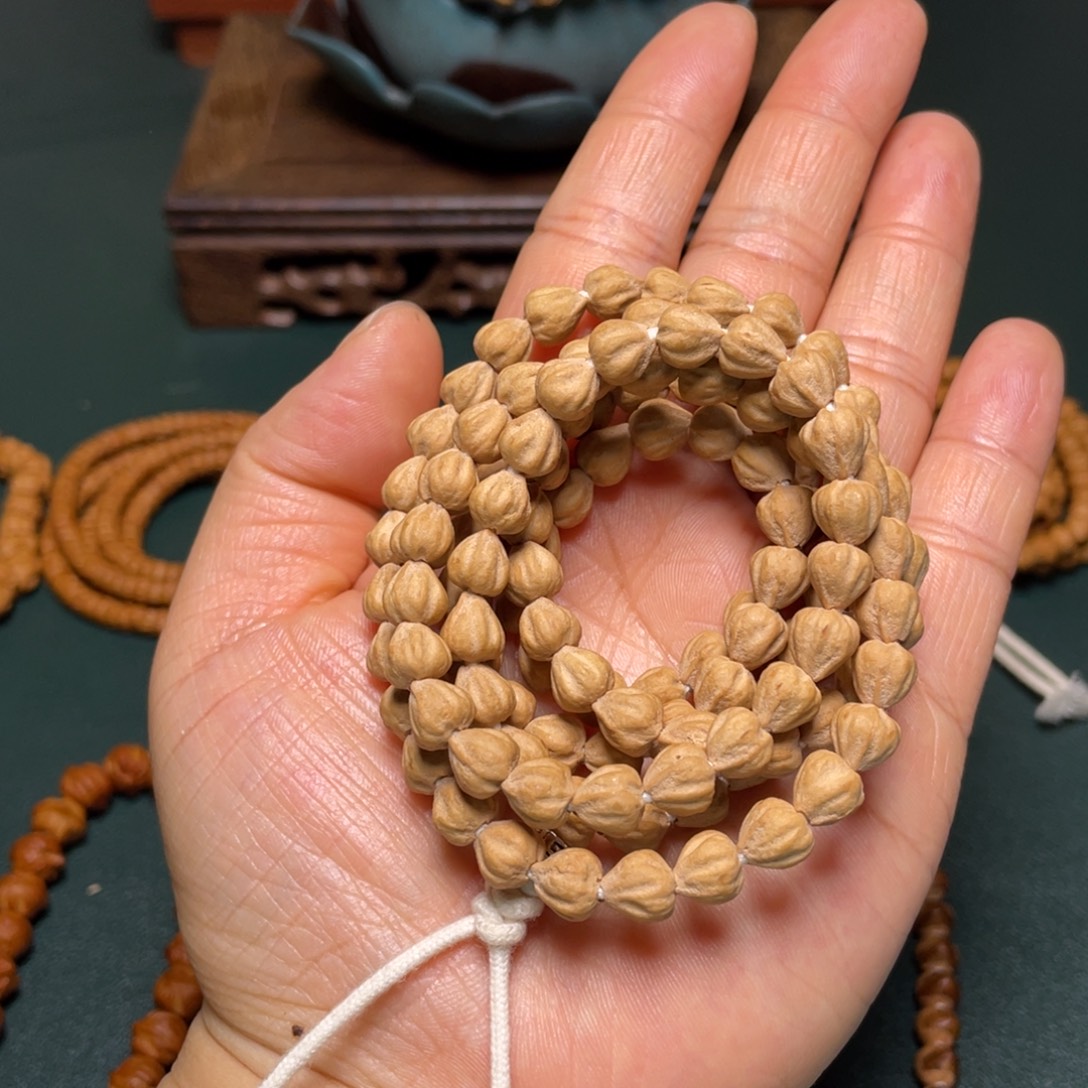 柏香籽/百香籽吊坠莲花长串