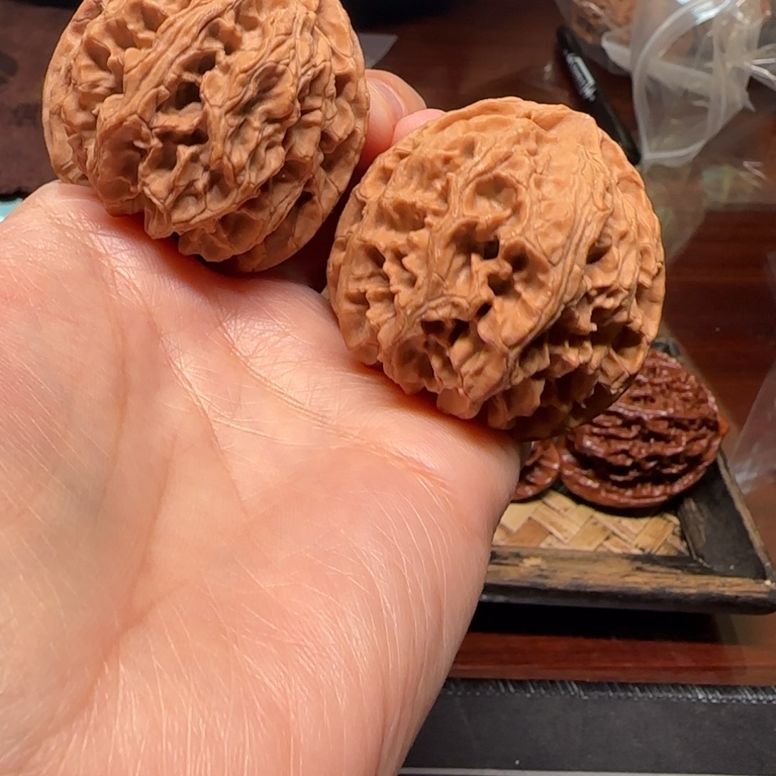 文玩核桃吊坠苹果圆43-8