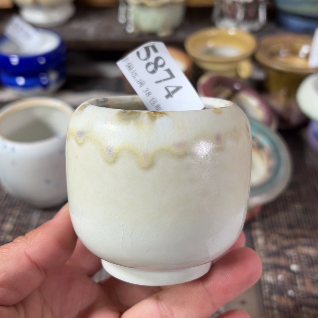 陶瓷景德镇手工花盆