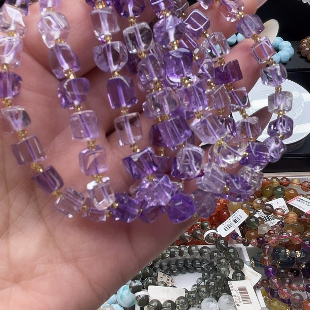 水晶手链未镶嵌多样性发一条