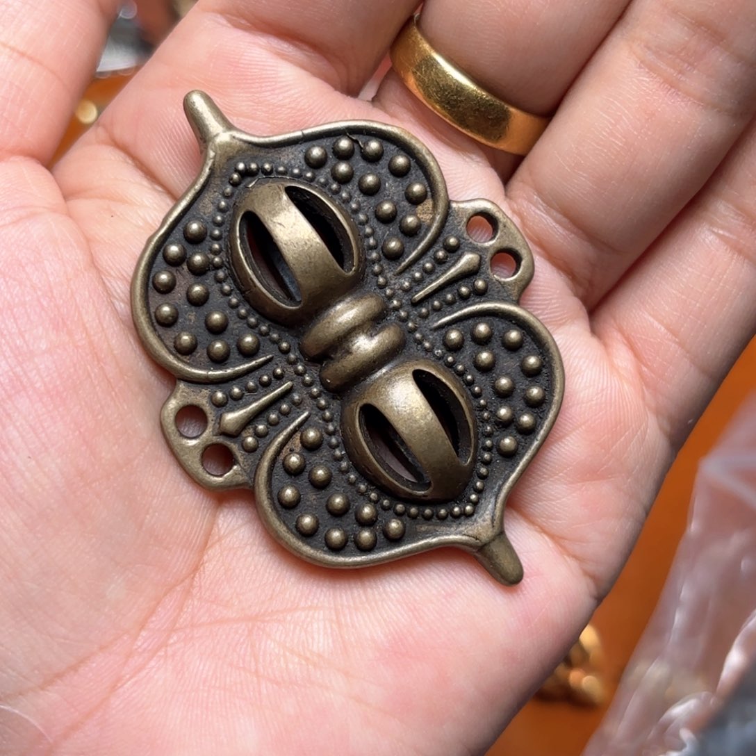 铜星月菩提吊坠项链吊坠