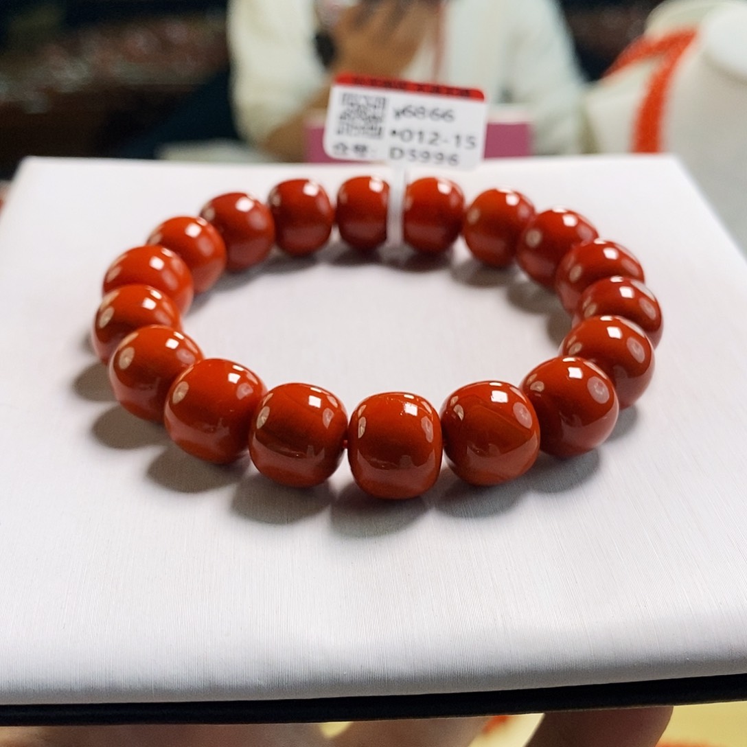 未镶嵌瓦西   12mm  多样性发一南红玛瑙