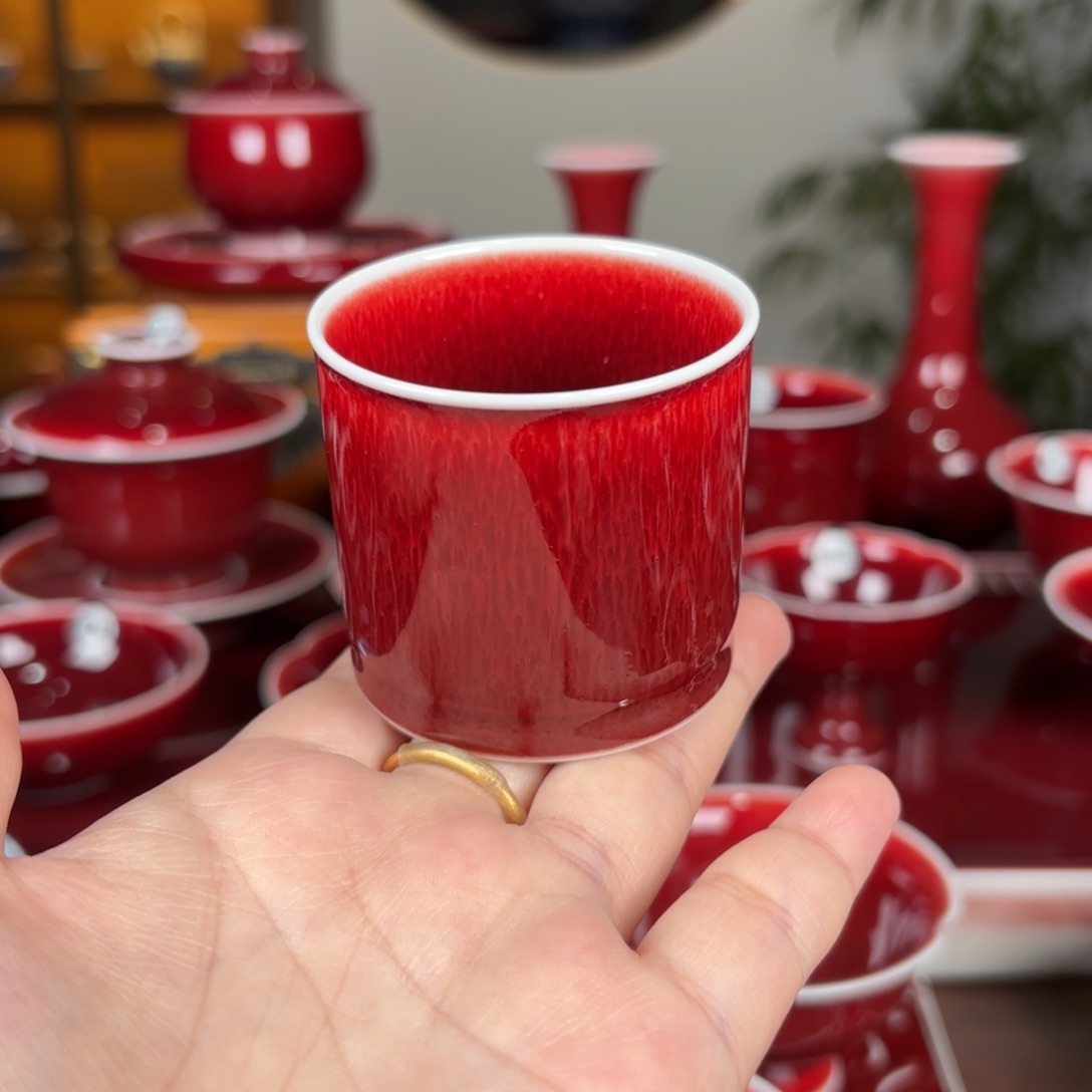 杯子景德镇高温原矿釉