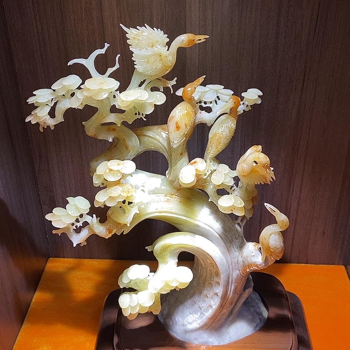 合金蛇纹石玉（覆膜）珠宝奇石