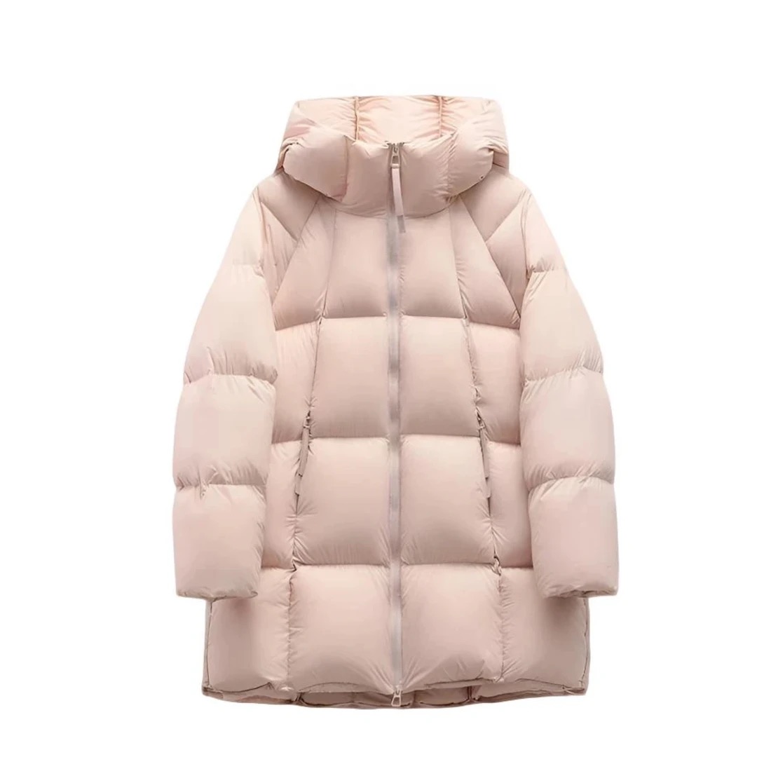 【MingJiaQS】冬季新款贝贝长款白鸭绒羽绒服保暖加厚外套