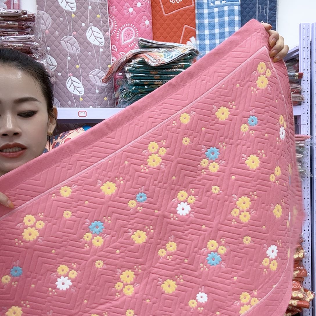 棉粉色小碎花纯棉