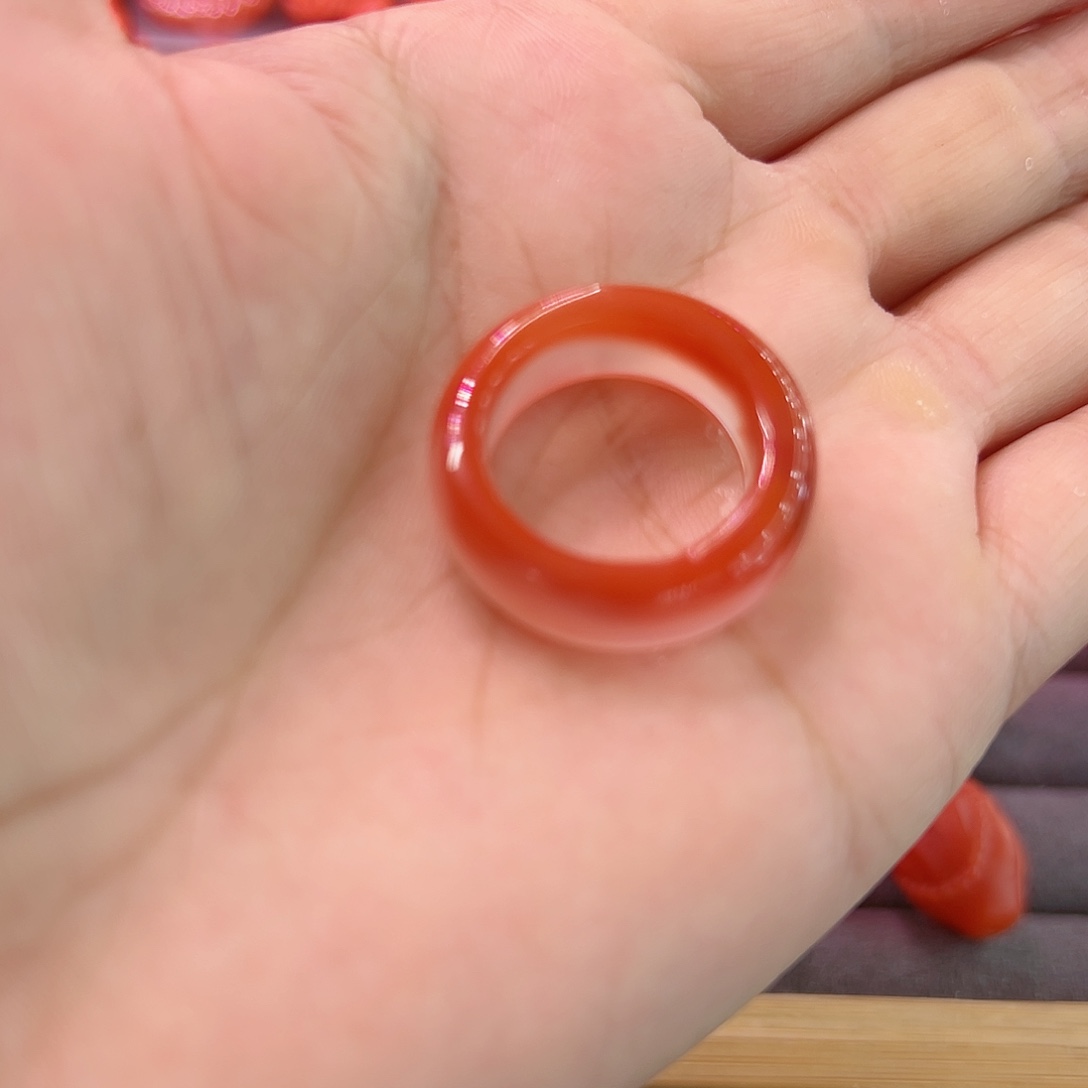 南红玛瑙指环未镶嵌【****】