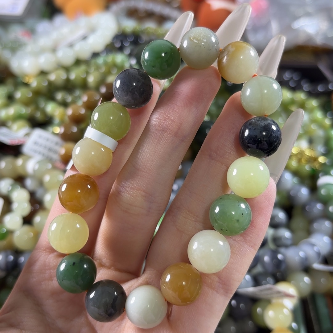 和田玉未镶嵌手链304