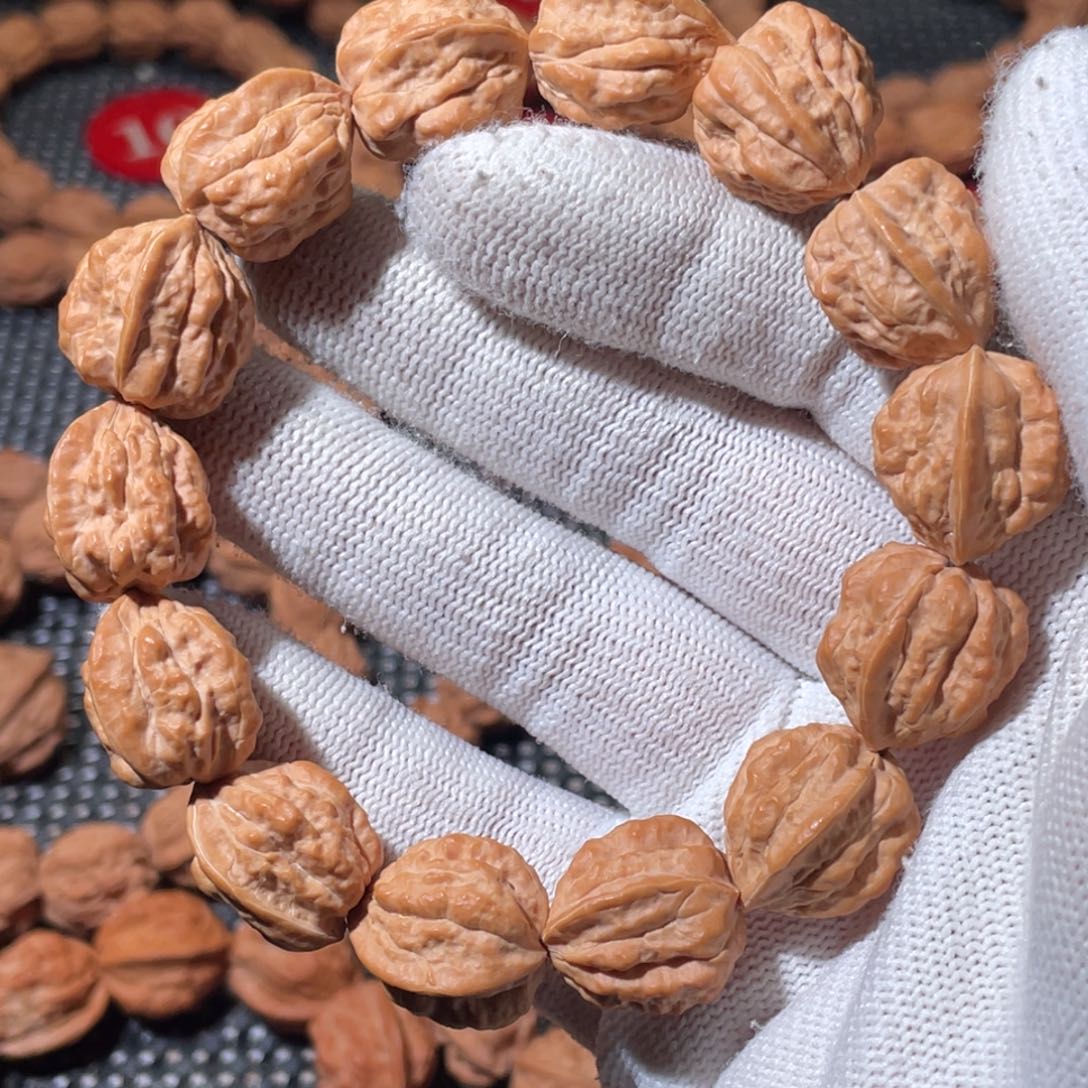 是***呀文玩核桃手串嵩山蛤蟆头开背肌肉蛙原皮