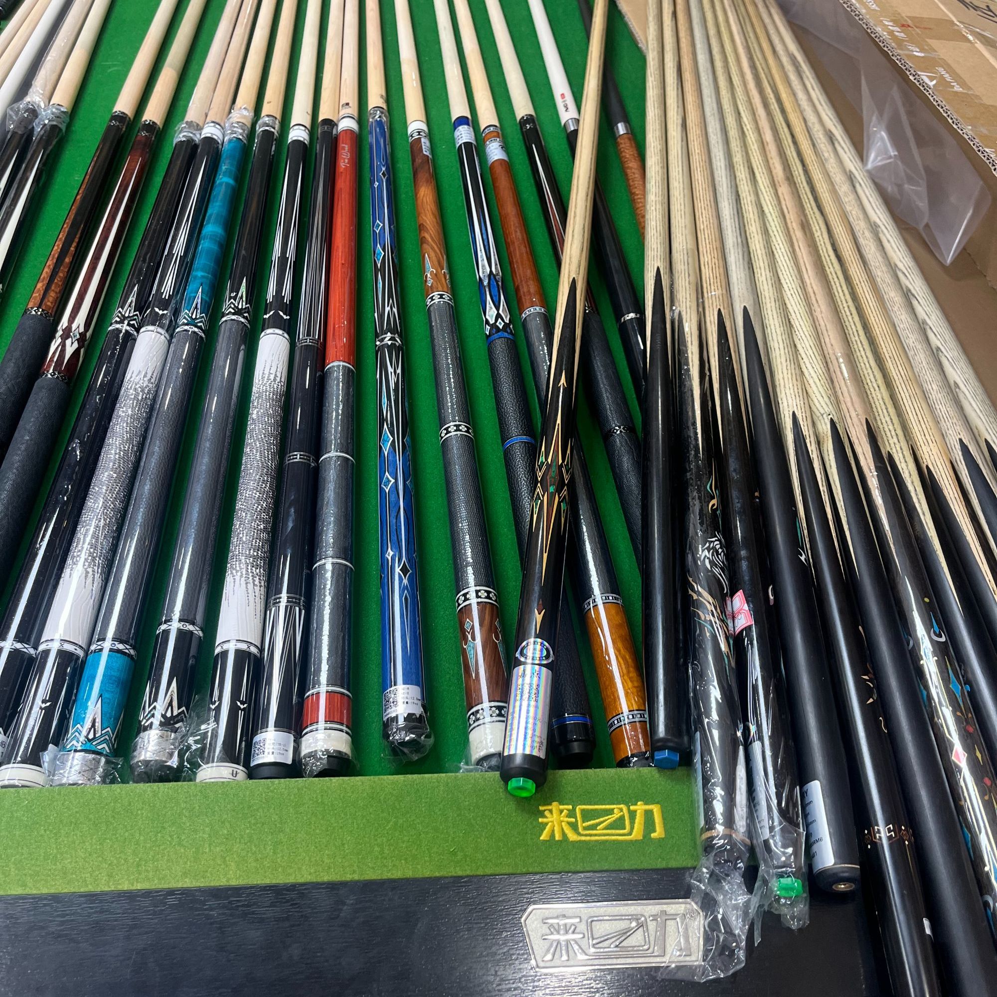 台球杆品牌大头杆小头杆中式黑八小头杆波次杆九球杆（按编号拍）