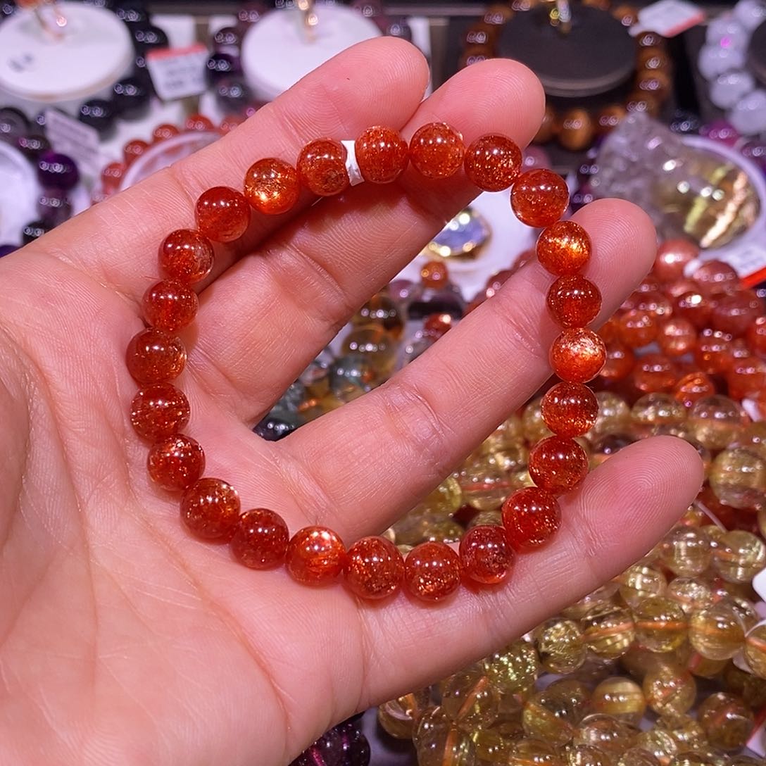 未镶嵌手链日光石金太阳8