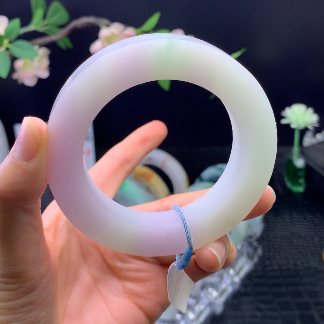 定制翡翠未镶嵌手镯56-68