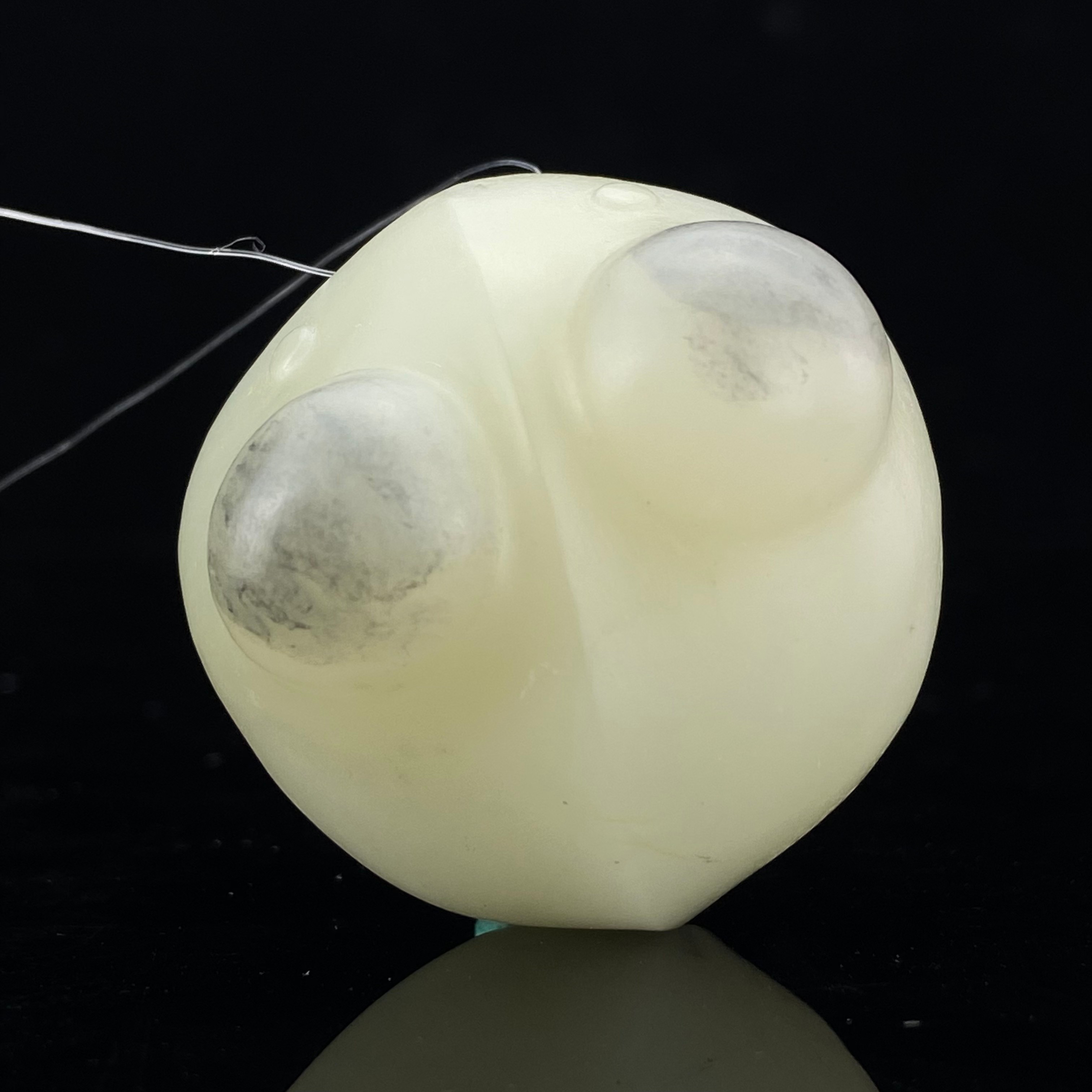 和田玉 蛙趣 /朵云轩CZK1017HC 