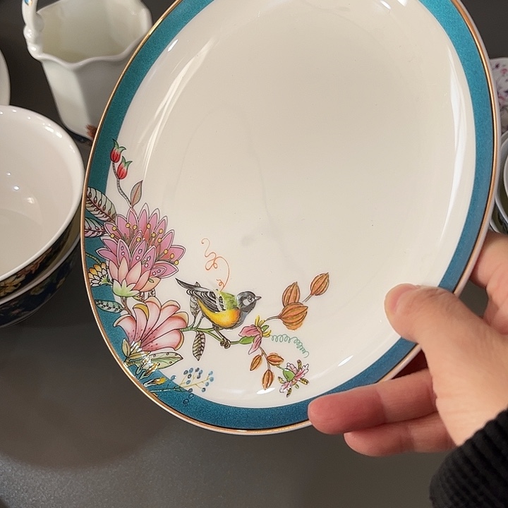 瓷片骨瓷绿野仙踪月光盘一个