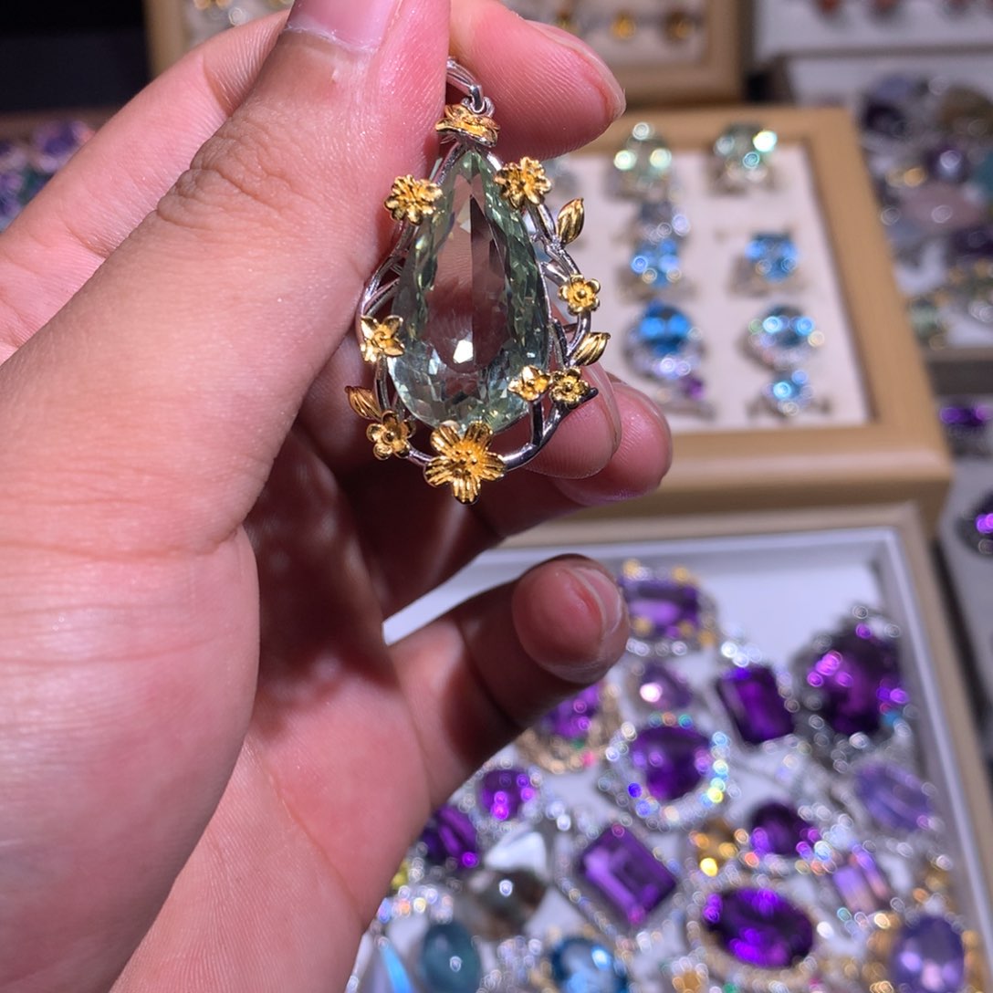 【闪购商品】水晶戒指银S925镶嵌?****?戒指