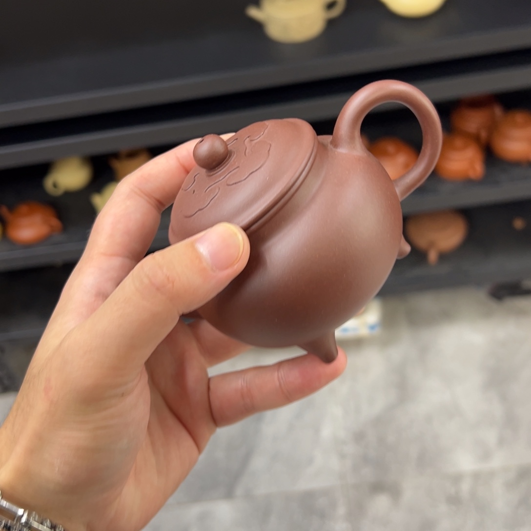 茶壶紫砂宜兴紫砂壶的制作微瑕