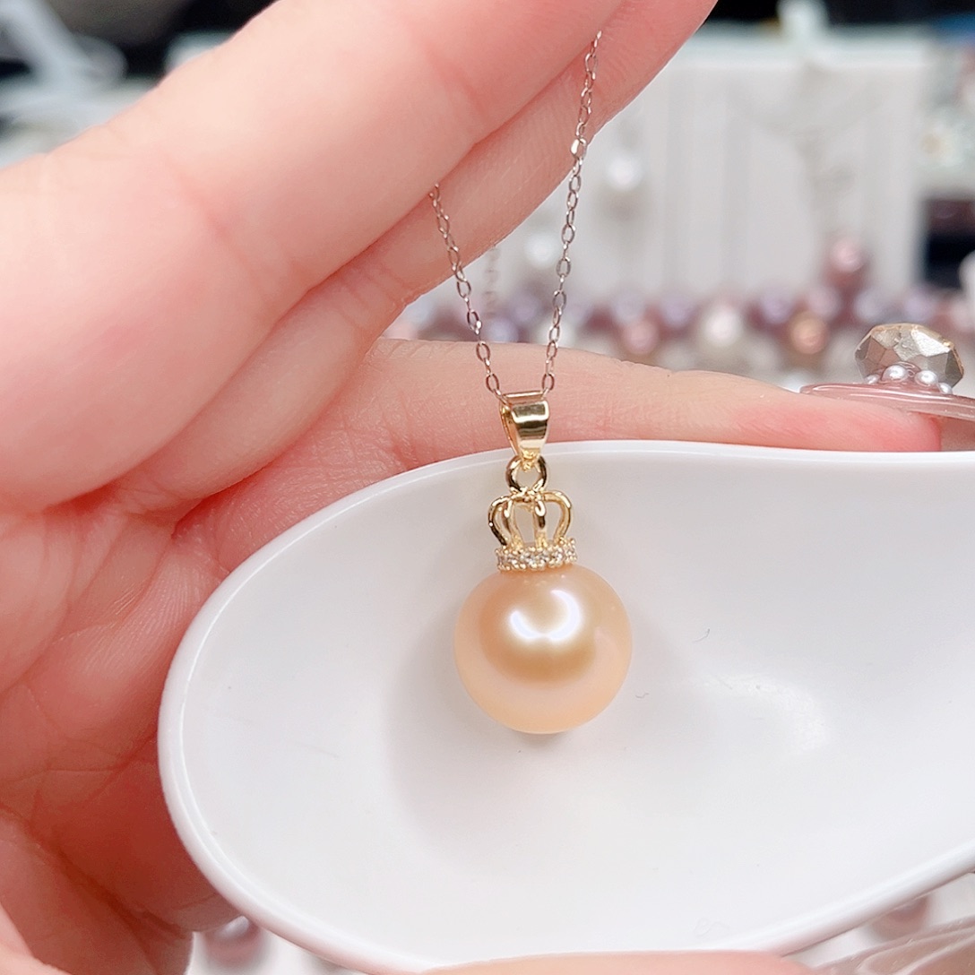 淡水珍珠合金吊坠(赠链)