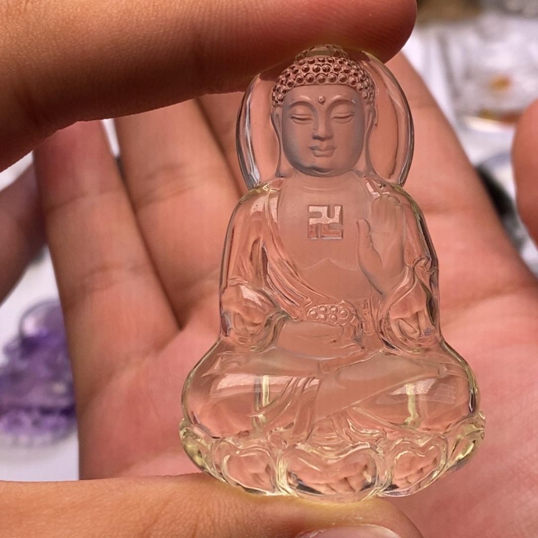 橙***爷未镶嵌水晶颈饰定制