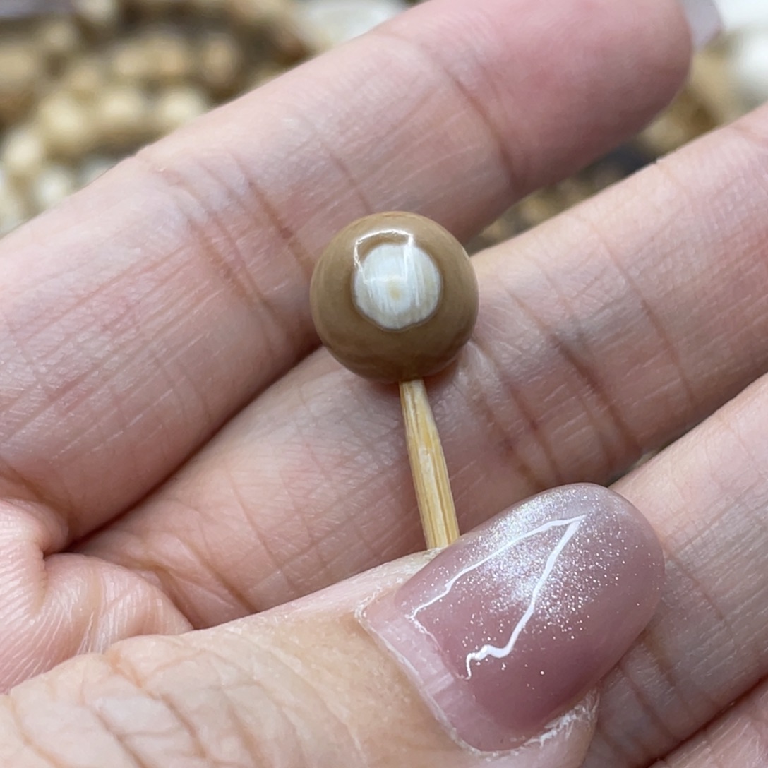 山***包猛犸象牙手串/手链/手镯1.0咖单珠