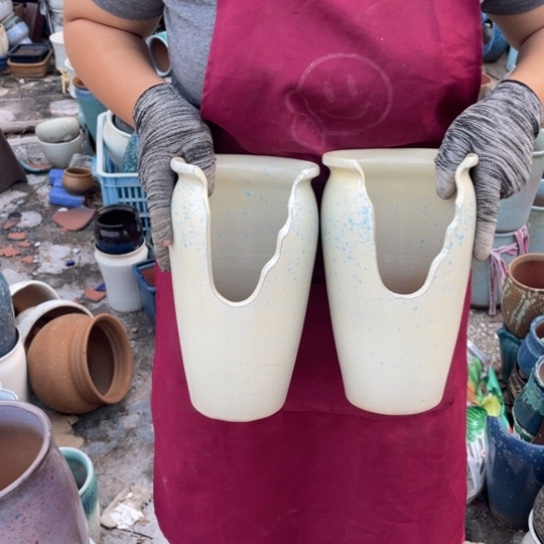 紫砂花盆口13高23正品正品