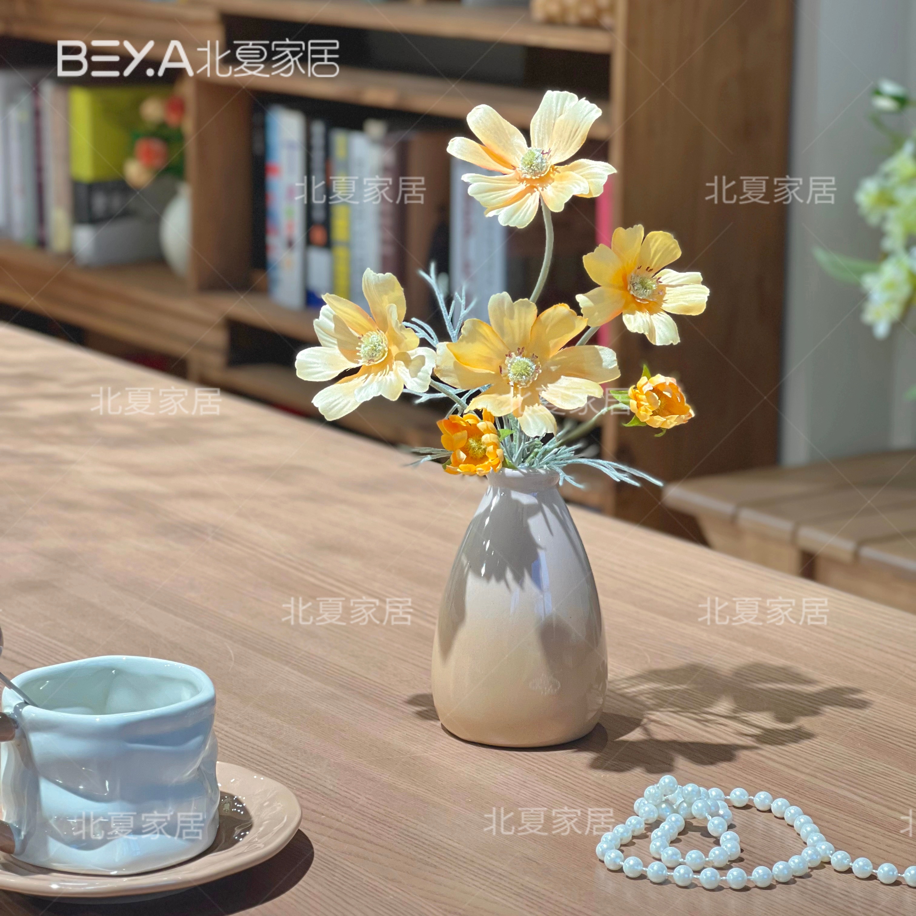 秋色格桑花假花仿真花摆设茶几花插花花艺摆件绢花装饰花束