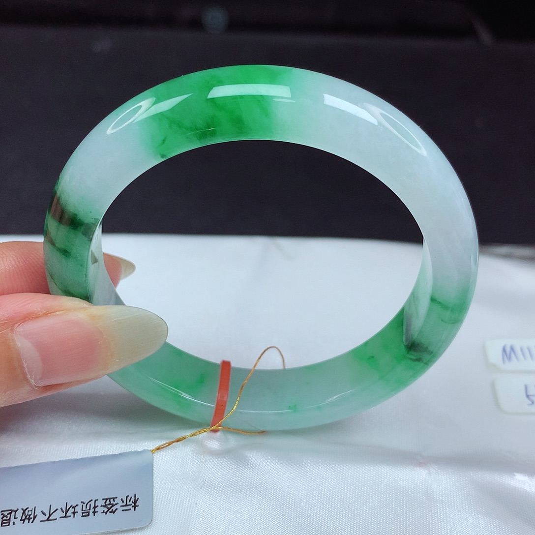 未镶嵌手镯翡翠53圈475