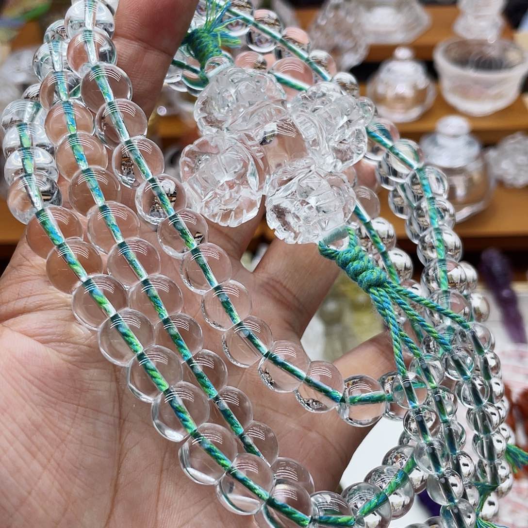 水晶颈饰未镶嵌吊坠定制